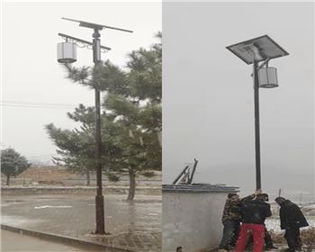 延安甘泉美水街道太陽(yáng)能路燈項(xiàng)目