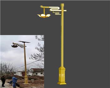 甘肅寶雞鳳翔美麗鄉(xiāng)村太陽能路燈項目